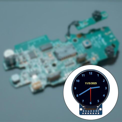 1.28 بوصة LCD شاشة مستديرة TFT عرض المجلس 1.28 TFT وحدة LCD 240x240 RGB SPI واجهة GC9A01 سائق 4-Wire SPI لاردوينو in Kuwait