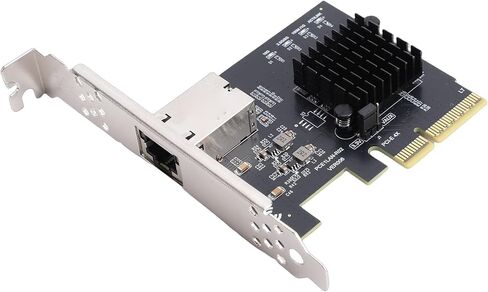 بطاقة شبكة جيجابت Zopsc PCIe 4X، محول إيثرنت بسرعة 10 جيجابت في الثانية مع شريحة RTL8127AT، لخادم سطح المكتب والكمبيوتر الشخصي وألعاب مركز البيانات in Kuwait
