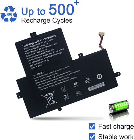 JOTACT U478388PV-3S1P 57Wh Laptop Battery Compatible with Gateway GWTN156-12BK GWTN156-12RD GWTN156-12GR GWTN156-12BL GWTN156-12Bl Series 11.4V 5000mAh in Kuwait