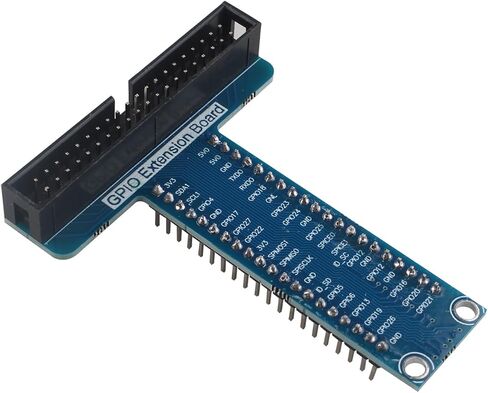ZDE T-Type GPIO Breakout Expansion Board + 40pin GPIO Flat Ribbon Cable + Breadboard Compatible with Raspberry Pi 5 4B 3B+ 3B 2B B+ in Kuwait