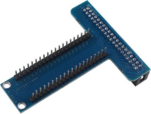 ZDE T-Type GPIO Breakout Expansion Board + 40pin GPIO Flat Ribbon Cable + Breadboard Compatible with Raspberry Pi 5 4B 3B+ 3B 2B B+ in Kuwait
