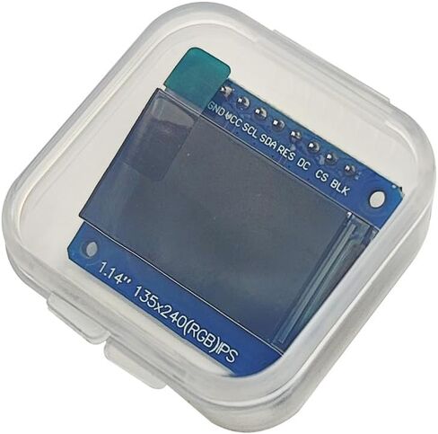 وحدة عرض LCD مقاس 1.14 بوصة شاشة IPS مع ألوان 65K RGB وواجهة SPI بدقة 135x240 in Kuwait