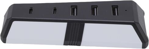 موزع USB من Pomya لوحدة التحكم في الألعاب، موزع USB C بـ 5 منافذ مع 3 منافذ USB 2.0 ومنفذين USB C، لمحركات الأقراص الصلبة الخارجية للوحة المفاتيح وشواحن وحدات التحكم in Kuwait