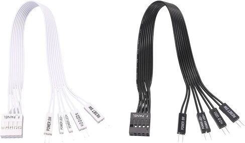 اللوحة الأم توسيع كابل الطاقة LED إعادة تعيين طاقة الكمبيوتر F-لوحة أنثى إلى 2Pin ذكر موصل للكمبيوتر إعادة تعيين القرص الصلب in Kuwait