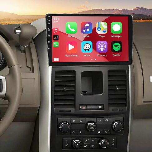 Car Radio Upgrade Stereo for Dodge Grand Caravan 2008-2010 with Wireless CarPlay & Android Auto, 10'' Touchscreen Car Audio with GPS WiFi Bluetooth FM/RDS DSP Mirror Link Backup Camera MIC in Kuwait