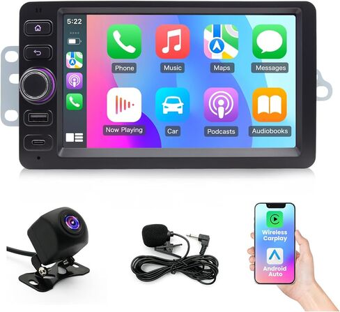 8 Core 4+64G Car Stereo Radio for Chevy Chevrolet Silverado Tahoe 2003-2006, GMC Sierra Yukon 2003-2006, Hummer 2003-2006, 7'' Radio with Wireless CarPlay/Andriod Auto/WiFi/Bluetooth/Backup Camera/GPS in Kuwait
