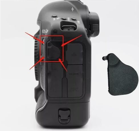 غطاء طرفي مطاطي جديد لمنفذ الغالق الممتد متوافق مع Canon EOS 1DX Mark II in Kuwait