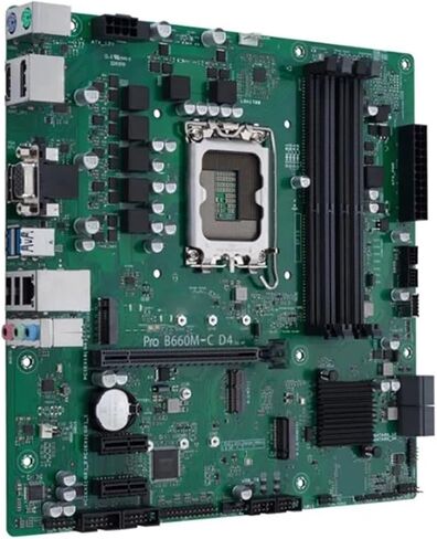 اللوحة الأم للكمبيوتر ASUS Pro B660M-C D4 CSM LGA 1700 DDR4 اللوحة الأم B660M B660 تدعم وحدة المعالجة المركزية i5 10400f i3 12100f 12400f in Kuwait