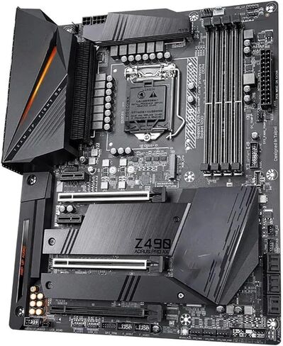 لوحة أم للكمبيوتر الشخصي مناسبة لجيجابايت Z490 AORI PRO AX اللوحة الرئيسية مع هوائي بلوتوث يدعم 10900K in Saudi Arabia