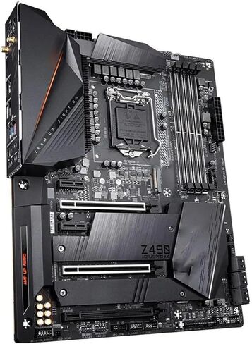 لوحة أم للكمبيوتر الشخصي مناسبة لجيجابايت Z490 AORI PRO AX اللوحة الرئيسية مع هوائي بلوتوث يدعم 10900K in Saudi Arabia