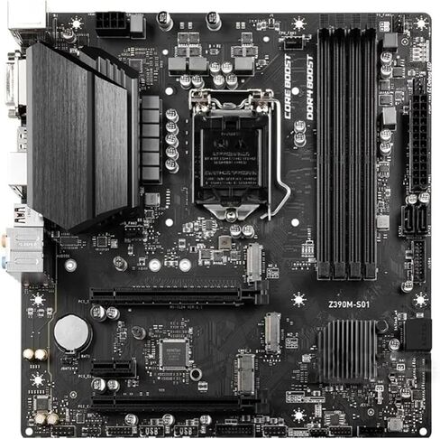 اللوحة الأم للكمبيوتر الشخصي مناسبة لـ Z390M-S01 تدعم الجيل الثامن 9th CPU I9 9900K in Kuwait