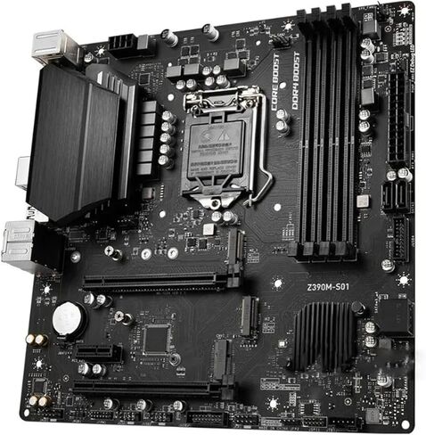 اللوحة الأم للكمبيوتر الشخصي مناسبة لـ Z390M-S01 تدعم الجيل الثامن 9th CPU I9 9900K in Kuwait
