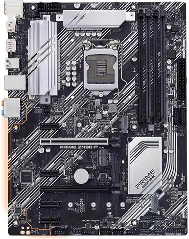 pc motherboard Fit For ASUS Z490-P LGA 1200 (For Intel® 10th Gen) ATX Motherboard (Dual M.2, DDR4 4600, 1 Gb Ethernet, USB 3. Gen Type-A) in Kuwait