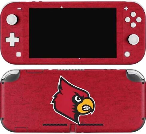 Skinit Decal Gaming Skin Compatible with Nintendo Switch Lite - Officially Licensed University of Louisville Go Cards Design in Kuwait