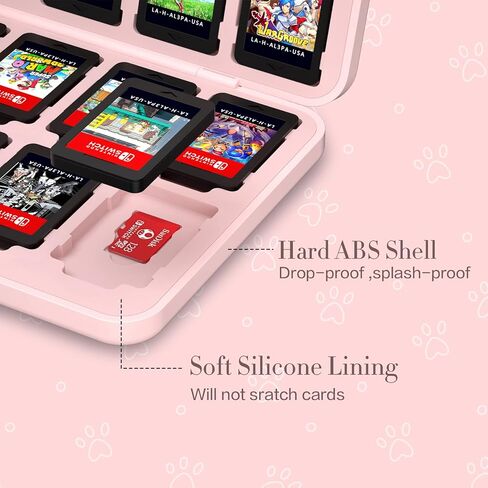NANANINO Switch Game Case، حافظة واقية لـ Switch OLED Cat - Cat in Kuwait