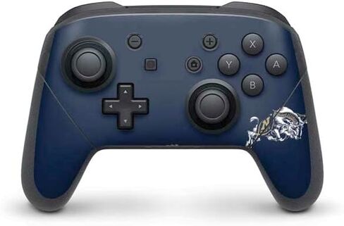 Skinit Decal Gaming Skin Compatible with Nintendo Switch Pro Controller - Officially Licensed United States Naval Academy Navy Logo Design in Saudi Arabia