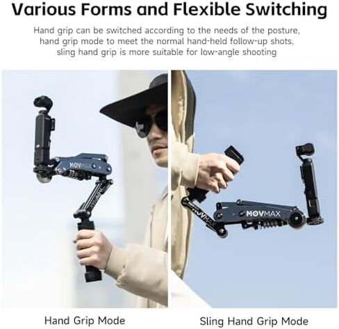 ملحقات ذراع شفرة MOVMAX متوافقة مع DJI osmo Pocket 3/2، insta360/Gopro، حامل كاميرا محمول مع برغي 1/4، فلتر CPL in Kuwait