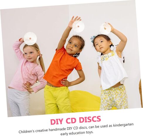 30 قطعة من أقراص CD المزخرفة DIY من Angoily للحرف اليدوية لتزيين الحائط للأولاد والبنات in Kuwait