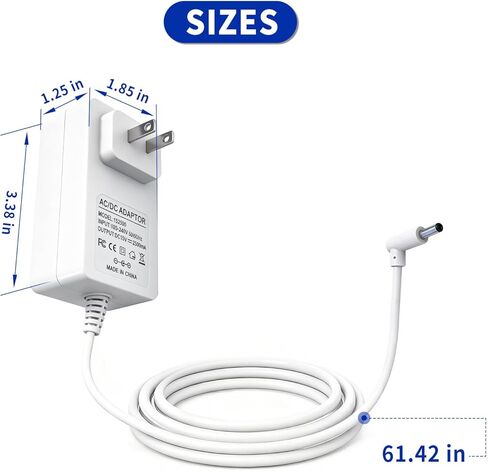 15V Charge for Belkin Boost Pro WIZ009 K7SWIZ009 WIZ010 WIZ016 WIZ017 WIZ017TT WH BK 3-in-1 Power Cord Compatible with 2ACR040G NJ 2ACR040GNJ Power Supply in Kuwait