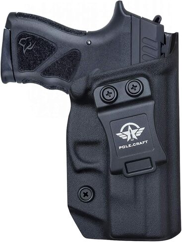 Taurus TH9C TH40C Holster IWB Kydex Holster Fit مخصص: Taurus TH9C TH40C مسدس - داخل حزام الخصر المخفي - Adj. عدم القدرة على الاحتفاظ - زر الغطاء المغناطيسي - المدخل الموسع - لا تآكل، لا اهتزاز in Kuwait