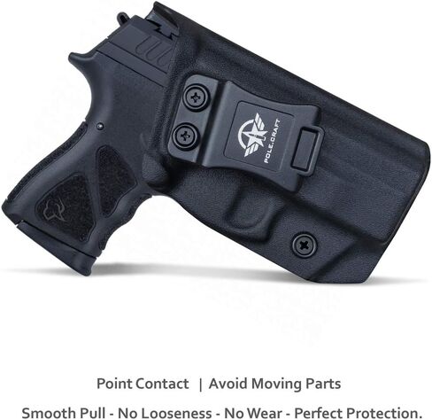 Taurus TH9C TH40C Holster IWB Kydex Holster Fit مخصص: Taurus TH9C TH40C مسدس - داخل حزام الخصر المخفي - Adj. عدم القدرة على الاحتفاظ - زر الغطاء المغناطيسي - المدخل الموسع - لا تآكل، لا اهتزاز in Kuwait