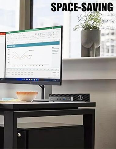 كمبيوتر مكتبي صغير Dell Optiplex 7000، الجيل الثاني عشر Core i5-12500T 2.00 جيجا هرتز، كمبيوتر مكتبي 16 جيجا بايت 256 جيجا SSD، واي فاي، منفذ DisplayPort، لوحة مفاتيح وماوس، WiFi/BT، دعم 4K، Windows 11 Pro (متجدد) in Kuwait