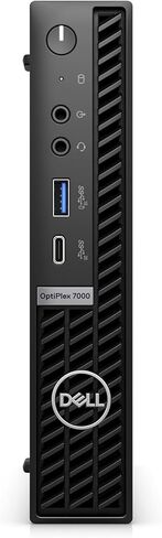 كمبيوتر مكتبي صغير Dell Optiplex 7000، الجيل الثاني عشر Core i5-12500T 2.00 جيجا هرتز، كمبيوتر مكتبي 16 جيجا بايت 256 جيجا SSD، واي فاي، منفذ DisplayPort، لوحة مفاتيح وماوس، WiFi/BT، دعم 4K، Windows 11 Pro (متجدد) in Kuwait