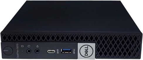 Dell OptiPlex 5070 Desktop Micro - Intel Core i7 9th Gen - i7-9700T - Eight Core 4.3Ghz - 256GB SSD - 32GB RAM - Windows 11 Pro (Renewed) in Kuwait