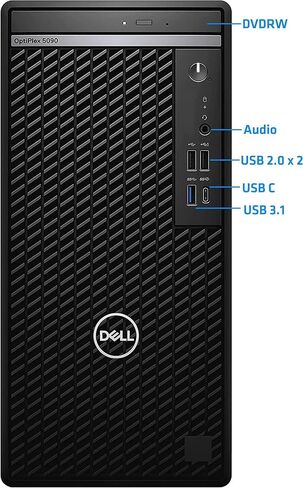 سطح المكتب ديل اوبتيبلكس 5090 MT | كور i5-10500 - محرك الأقراص الصلبة SSD سعة 512 جيجابايت - ذاكرة الوصول العشوائي 16 جيجابايت | 6 مراكز بسرعة 4.5 جيجا هرتز Win 11 Pro Black (متجدد) in Kuwait