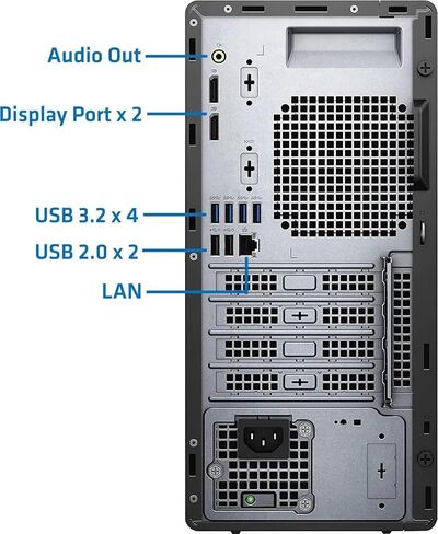 سطح المكتب ديل اوبتيبلكس 5090 MT | كور i5-10500 - محرك الأقراص الصلبة SSD سعة 512 جيجابايت - ذاكرة الوصول العشوائي 16 جيجابايت | 6 مراكز بسرعة 4.5 جيجا هرتز Win 11 Pro Black (متجدد) in Kuwait