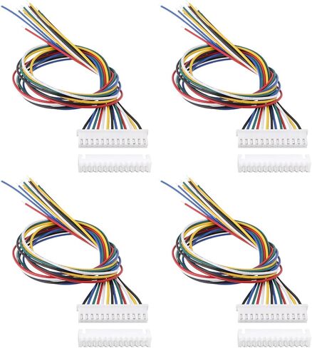 4 قطعة JST XH 2.54 مللي متر 13 دبوس أنثى محول القابس 26AWG 300 مللي متر سلك كابلات الموصلات للإضاءة شرائط ليد in Kuwait