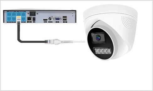 كاميرا مراقبة 4K POE IP كاميرا مراقبة CCTV 4MP 5MP 8MP لون الصوت رؤية ليلية داخلية متوافقة مع NVR (3.6 مم، Super 4K POE) in Kuwait