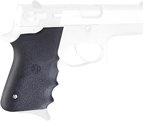 قبضة مطاطية مصبوبة من Hogue مع أخاديد أصابع لسلسلة S&W 6906، أسود - 69000 in Kuwait