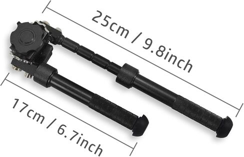 UUQ QV8 6-9 Inches Tactical Rifle Adjustable Bipod for Hunting and Shooting, Directly Attach to Sling Swivel Stud, w/Spike Feet in Kuwait