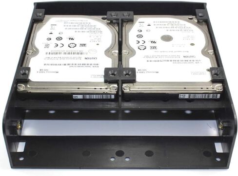 محول عالمي 2.5 / 3.5 بوصة HDD / SSD إلى 5.25 بوصة محرك مرن لخليج الكمبيوتر لذاكرة القراءة فقط والداخلية in Kuwait