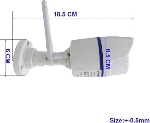 كاميرا IP 5 ميجابكسل 4 ميجابكسل 1080 بكسل واي فاي خارجية CCTV لأمن المنزل كاميرا مراقبة فيديو Ipcam للرؤية الليلية (اللوائح الأوروبية، 1080 بكسل) in Kuwait