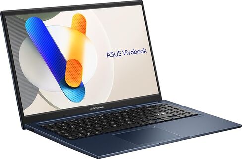 كمبيوتر محمول ASUS VivoBook 15 بشاشة لمس IPS FHD مقاس 15.6 بوصة (Intel i5-1334U، 16 جيجابايت DDR4، 512 جيجابايت SSD، لوحة مفاتيح بإضاءة خلفية، بصمة الإصبع، لوحة مفاتيح رقمية، WiFi، BT، Win 11 Home) مع موسع منفذ USB DKZ in Kuwait