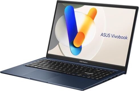 كمبيوتر محمول ASUS VivoBook 15 بشاشة لمس IPS FHD مقاس 15.6 بوصة (Intel i5-1334U، 16 جيجابايت DDR4، 512 جيجابايت SSD، لوحة مفاتيح بإضاءة خلفية، بصمة الإصبع، لوحة مفاتيح رقمية، WiFi، BT، Win 11 Home) مع موسع منفذ USB DKZ in Kuwait