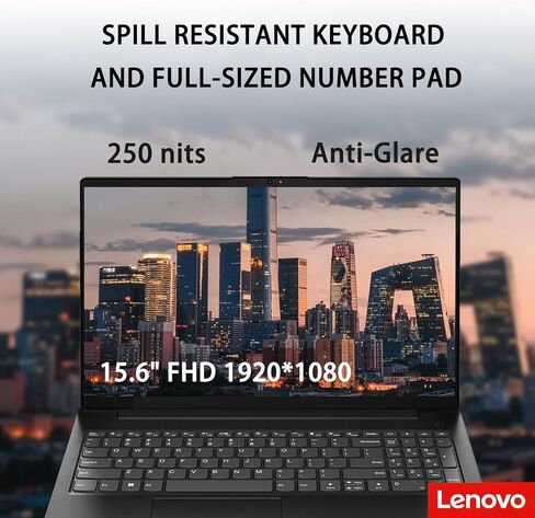 كمبيوتر محمول Lenovo V15 G4 Business، شاشة 15.6 بوصة FHD مضادة للتوهج، Intel 8-Core i5-13420H (Beat i7-1355U)، ذاكرة الوصول العشوائي 16 جيجابايت، 256 جيجابايت SSD، WiFi6، Bluetooth5.2، RJ-45، Windows 11 Home، مع مجموعة ملحقات 5ave 6 في 1 in Kuwait