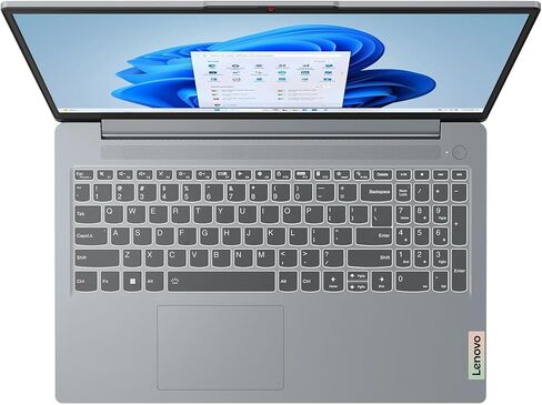 كمبيوتر محمول Lenovo IdeaPad 3i مقاس 15.6 بوصة بشاشة لمس FHD، Intel Core i7-1355U، ذاكرة الوصول العشوائي LPDDR5 سعة 16 جيجابايت، SSD 1 تيرابايت، رسومات Intel Iris Xe، لوحة مفاتيح بإضاءة خلفية، Wi-Fi 6، Win 11 Pro، ترخيص Microsoft Office 2024 مجاني مدى الح in Kuwait