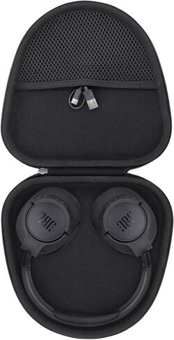 Case Compatible with JBL Tune 510BT/520BT/560BT/700BT/710BT/720BT/750BT/660NC/760NC/770NC Wireless Over-Ear Headphones,Suitable for JBL Tune/Live Series Headphones(Black Case) in Saudi Arabia