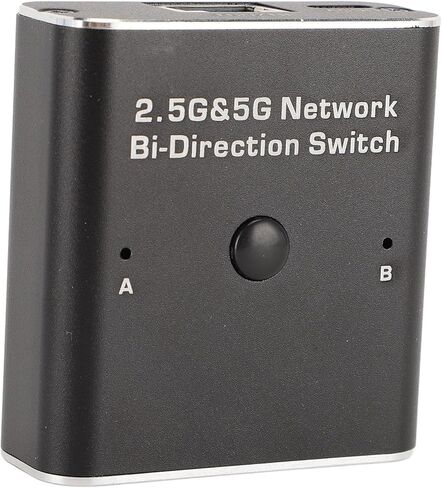 Dioche HighSpeed 2.5G 5G Network Bidirection Switch with Two Way Port RJ45 Connectivity, Internal External Networking, Compact Aluminum Design in Kuwait
