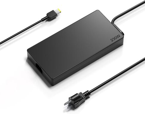 شاحن تيار متردد 230 واط 170 واط مناسب لجهاز Lenovo Thinkpad Dock 40A50230US Legion Laptop 230 واط محطة إرساء محول الطاقة سلك إمداد ADL230SDC3A ADL230NLC3A ADL230SCC3A ADL230NDC3A ADL230SLC3A 4X20E75111 in Kuwait