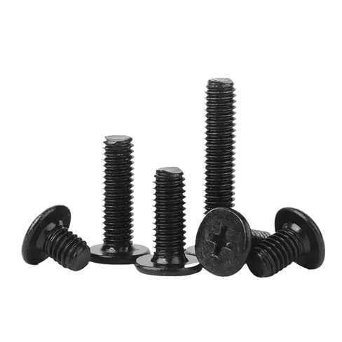 CM M1.6 M2 M2.5 M3 M4 M5 M6 Black 304 Stainless Steel Laptop Computer Cross Ultra Thin Low Flat Wafer Head Screw(8mm,M1.6 (50pcs)) in Saudi Arabia