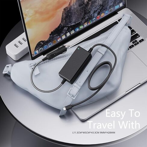 90W USB-C Laptop Car Charger Compatible with MacBook Pro/Air, Dell XPS/Latitude, HP, Lenovo, ASUS, Acer, Chromebook, Surface More Type-C Laptop Devices in Kuwait