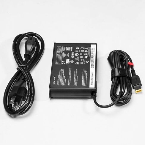 135W Laptop Charger for Lenovo Thinkpad, AC Adapter Compatible with ThinkPad X1 Extreme/P1/Legion Y530/Y700/Ideapad 720/Yoga Slim 7, 20V 6.75A Slim Tip Power Supply Cord in Kuwait