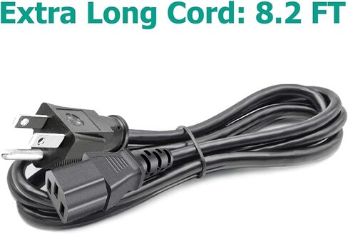 سلك الطاقة C13 بديل لـ Jesverty SPS-3010 SPS-3010V SPS-3010C SPS-3030H SS-30P مصدر الطاقة AC 8.2ft 3 Prong Cable in Kuwait