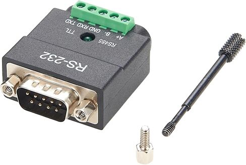 2 في 1 DB9 RS232 إلى RS485 TTL محول تسلسلي D-Sub 9Pin إلى 5Pin برغي طرفي كتلة RS232 إلى 3.3V/5V محول إشارة الواجهة للأتمتة الصناعية، PLC، الأنظمة المدمجة (DB9 أنثى) in Kuwait