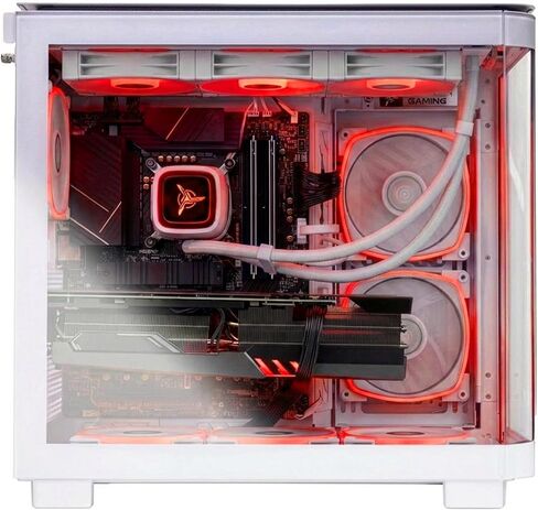 كمبيوتر مكتبي Skytech Gaming King 95، Ryzen 7 9800X3D 4.7 جيجا هرتز (5.2 جيجا هرتز)، NVIDIA RTX 5070 Ti 16 جيجا، 1 تيرابايت Gen4 NVMe SSD، 32 جيجا DDR5 RAM 5600 RGB، 850 وات ذهبي ATX 3 PSU، 360 ملم ARGB AIO، واي فاي، ويندوز 11 in Kuwait
