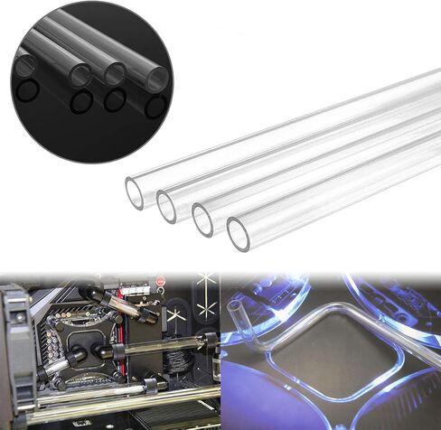 Barrow PETG Tubing (Normal Temperature), 10mm ID, 14mm OD, 500mm length, Clear in Kuwait